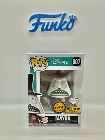 Funko Pop Disney Mayor 807 Diamond Chase Hot Topic Exclusive 🇺🇸