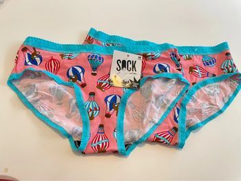 2 culottes motifs montgolfières taille M