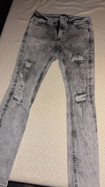 Jean skinny destroy homme