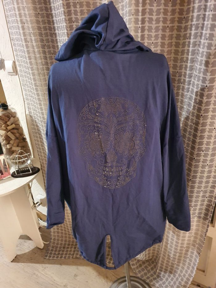 gilet tete de mort grande taille - photo numéro 4