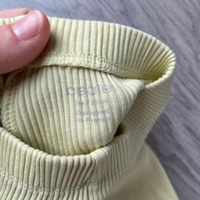 Pantalon côtelé jaune 3 mois - photo numéro 2