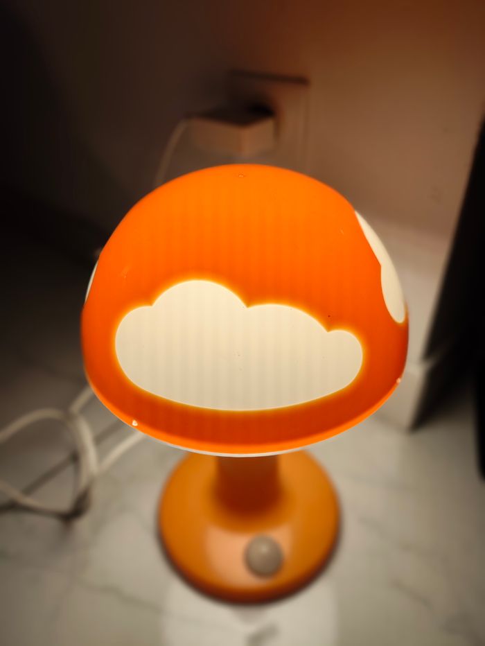 Lampe Ikea Skojig Cloud Orange Vintage Henrik Preutz enfant 2011 - photo numéro 2