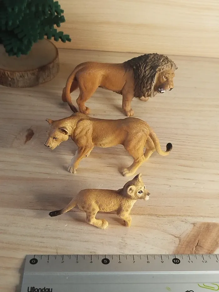 Schleich famille lion Figurine Félin animal de la savane - photo numéro 8