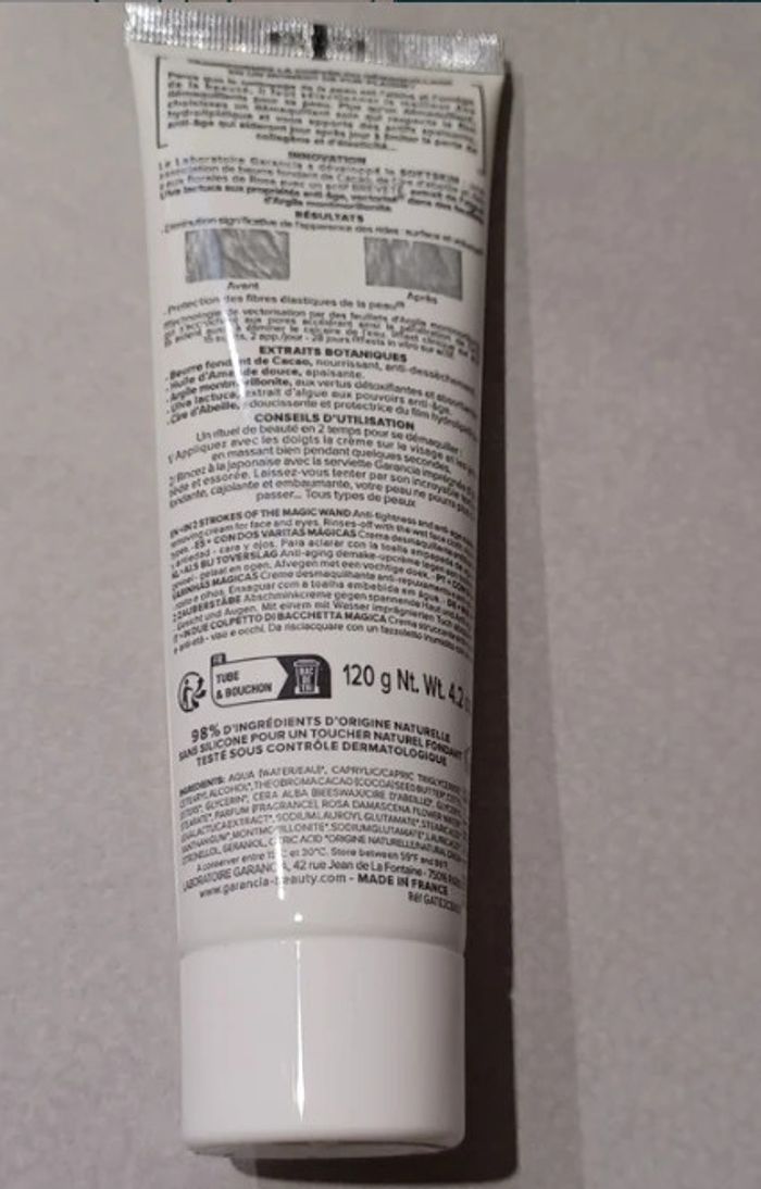 Crème démaquillante Garancia "en 2 coups de baguette" - photo numéro 2