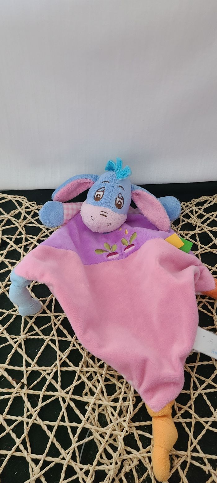 DISNEY DOUDOU ANE BOURRIQUET PLAT VIOLET ROSE JARDINIER - photo numéro 2