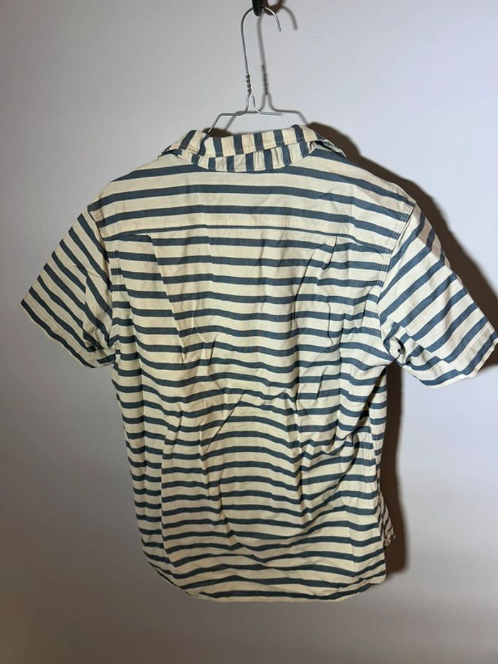 Chemise manche courte à rayures - photo numéro 3