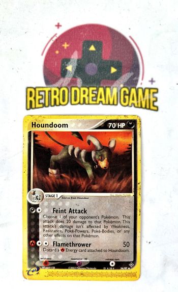 Nintendo Pokémon JCC Houndoom EX Dragons  (34/97)