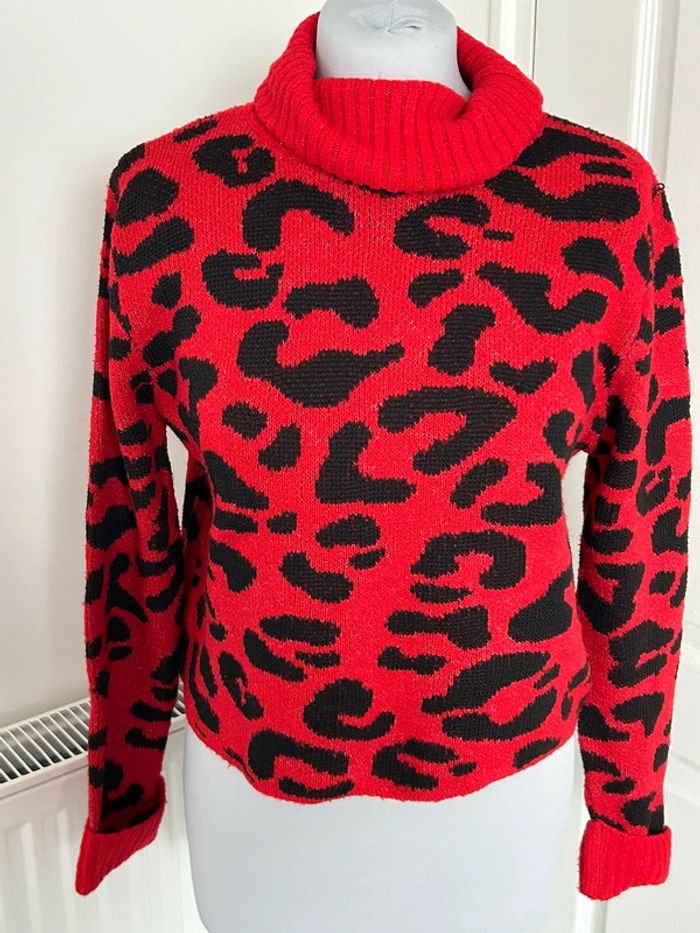 Pull Colynn rouge noir style Ladybug