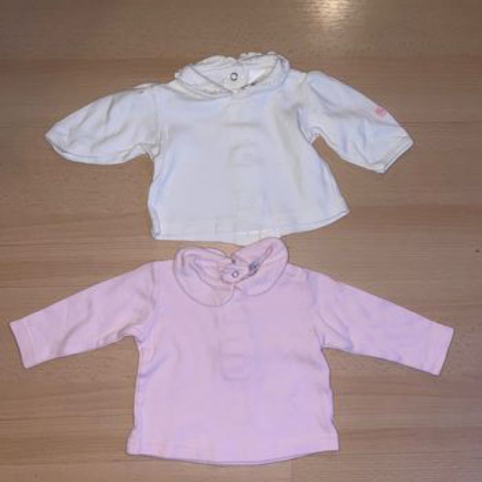Lot de 2 shirts manches longues 3 mois