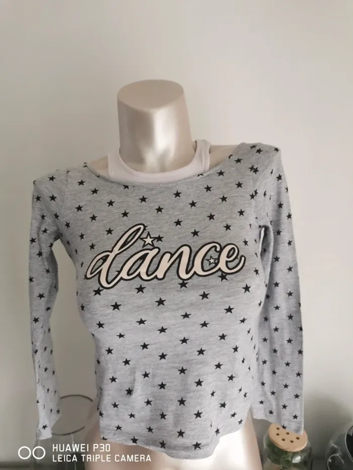 Tee-shirt fille étoile