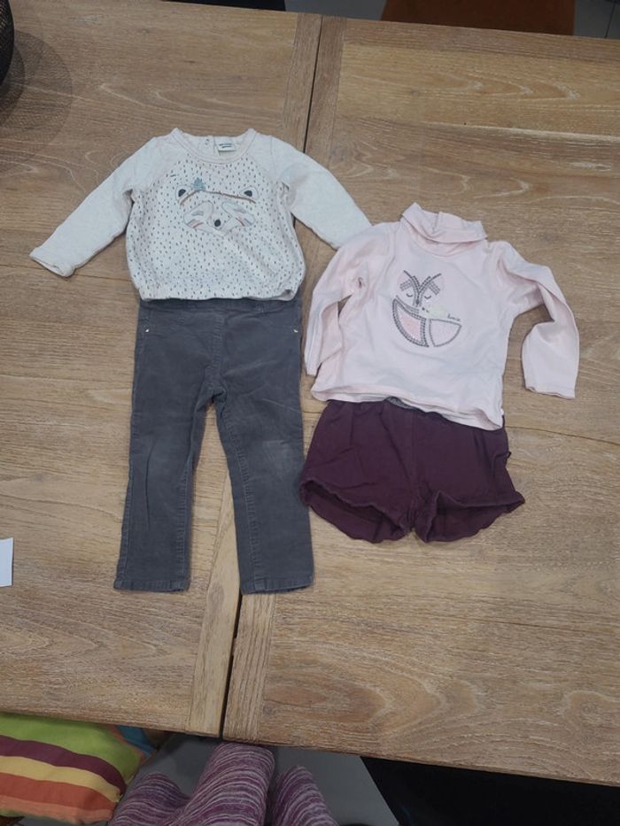 Lot vêtements fille 18 mois okaidi et tape à l'œil
