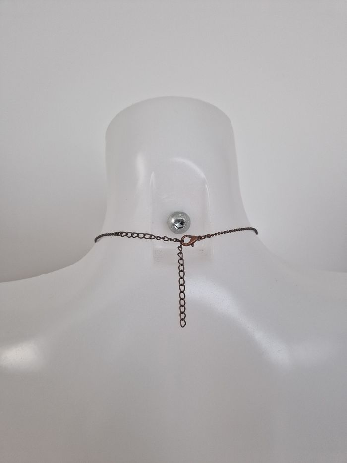 Collier avec motif et perles rose - photo numéro 5