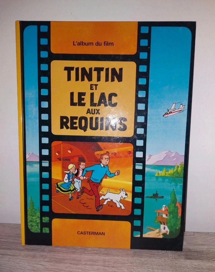 Bande dessinée Tintin et le lac aux requins