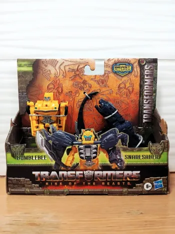 Pack 2 figurines Transformers Bumblebee Snarlsaber Rise of the Beasts