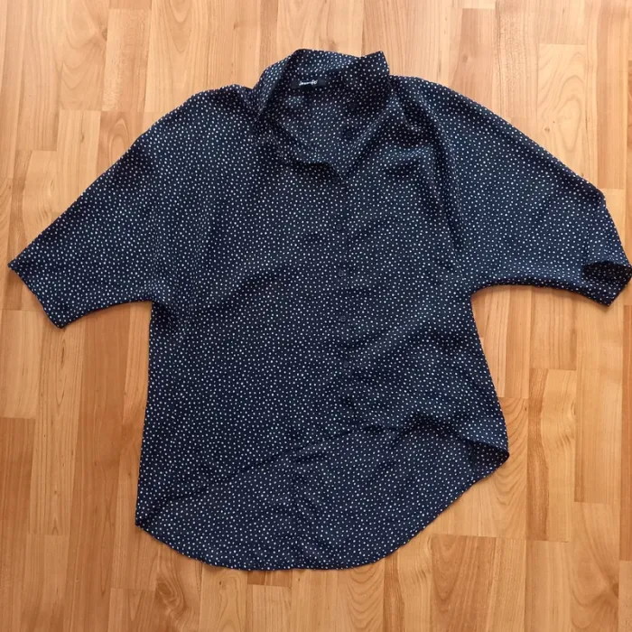 Chemise manches courtes à pois jennyfer xs - photo numéro 4
