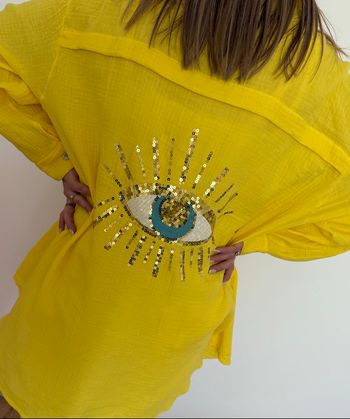 Chemise oversize gaze de coton