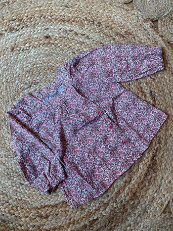 Chemisier 6 mois fleurie, tape à l’œil