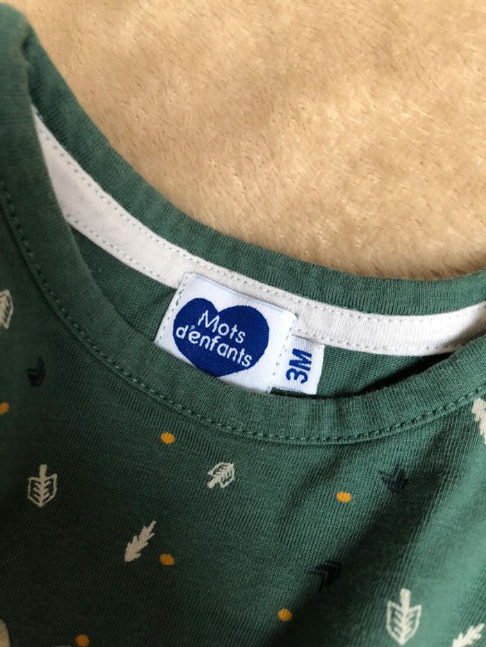 T-shirt / 3mois / mots d’enfants - photo numéro 2