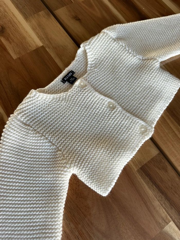 Gilet Court Tricot Kiabi 9 Mois - photo numéro 2