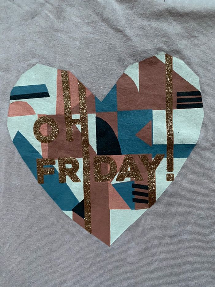 Teeshirt rosé Tape a l’œil - 3 ans - photo numéro 2