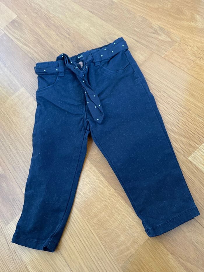 Lot de deux pantalons fille neufs Kiabi taille 12 mois - photo numéro 4