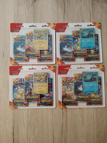 Tripacks pokémon étincelles déferlantes