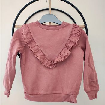 5 ans pull sweat a volants