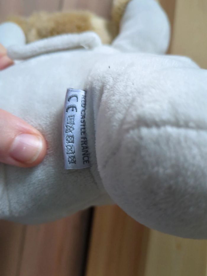 Peluche ourson ours qui dort sommeil red castle neuve - photo numéro 2