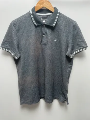 Champion grey polo Mens S