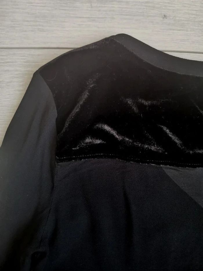 Chemise noire en voile XS - photo numéro 4