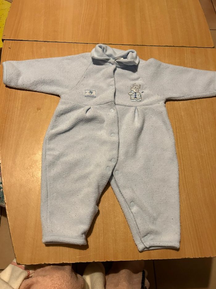 Lot de 2 combinaison polaire taill 9/12 mois - photo numéro 3
