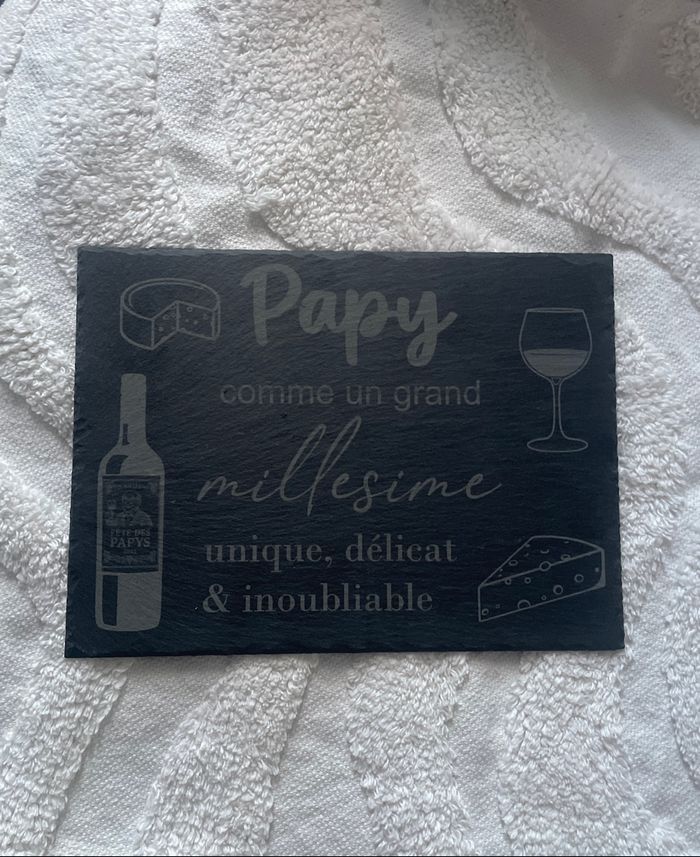 Plateau ardoise / planche à découper