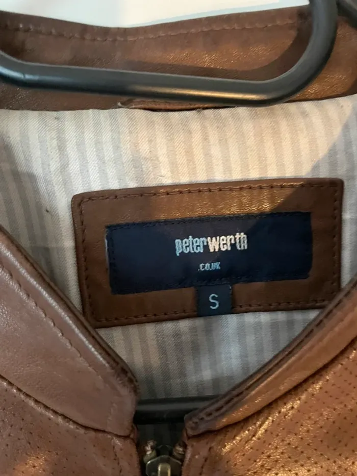 Veste en cuir Peter Werth - photo numéro 5