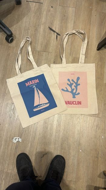 Lot de 3 tote bags
