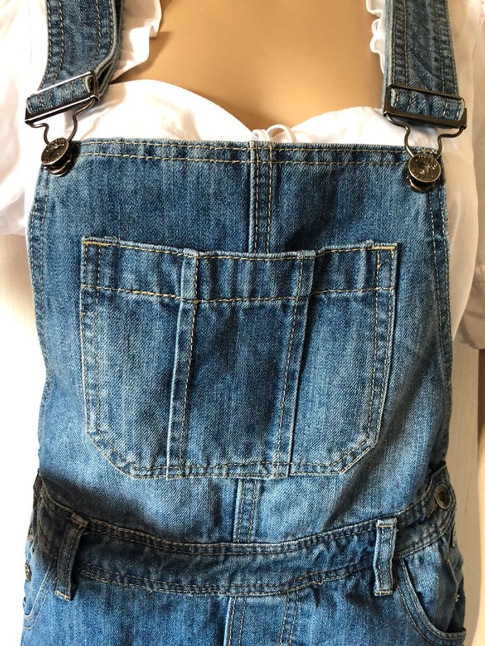 🌿Robe salopette en jean Y2K 💙denim dress overalls🌿 - photo numéro 9