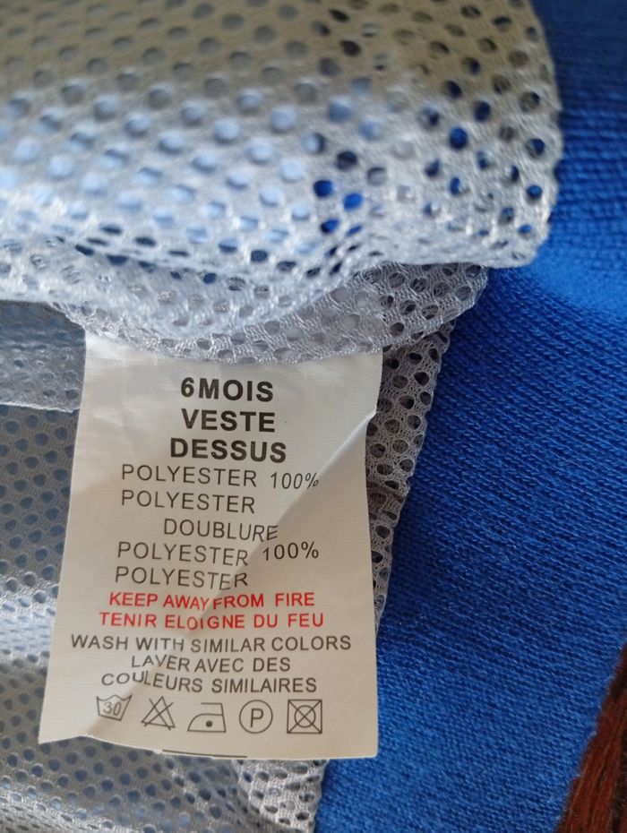 Veste coupe vent taille 6 mois - photo numéro 6