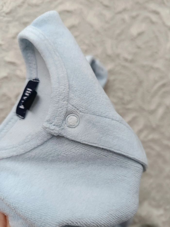 Pyjama grenouillère velours Garçon 1 mois I love you Ours Kiabi - photo numéro 7