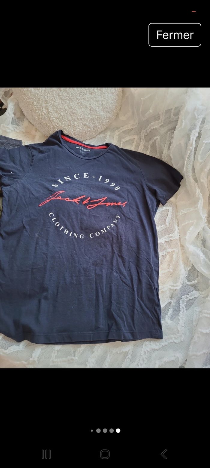 Lot de 5 tee shirt Jack jones - photo numéro 4