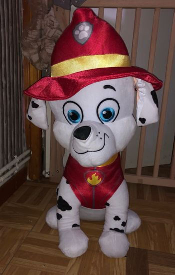 Grande peluche marcus pat patrouille neuve - Pat Patrouille | Beebs