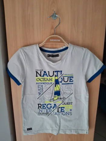 Tee-shirt garçon manches courtes 6 ans