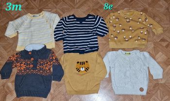 Lot 6pull 3mois