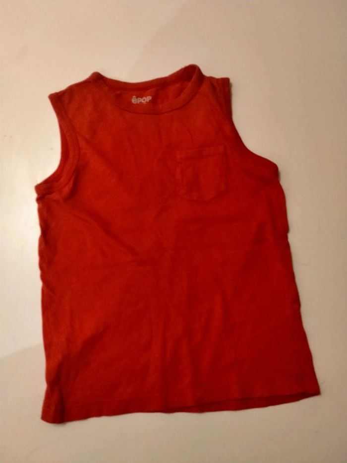 Débardeur garçon rouge êpop boys Taille 8 ans - photo numéro 2