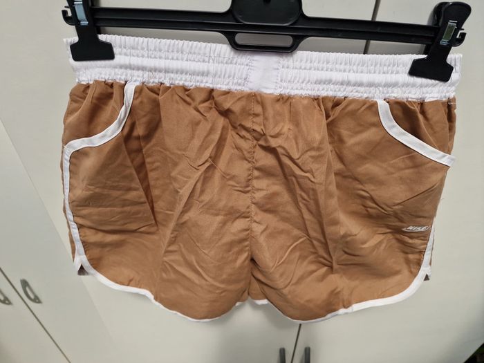 Short De Bain Plage Marron Blanc - photo numéro 2