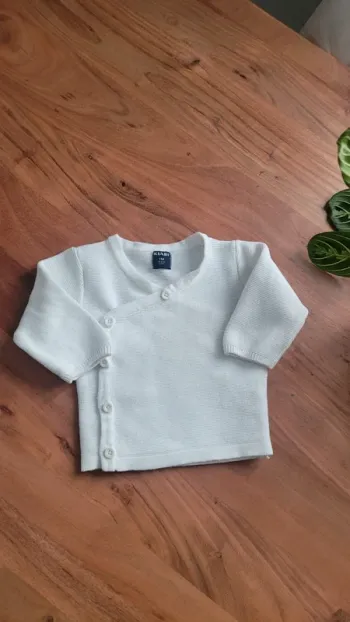 Gilet en coton 1 mois neuf