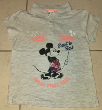 🐭Tee-shirt  gris Disney Mickey Mouse 5 ans 🐭