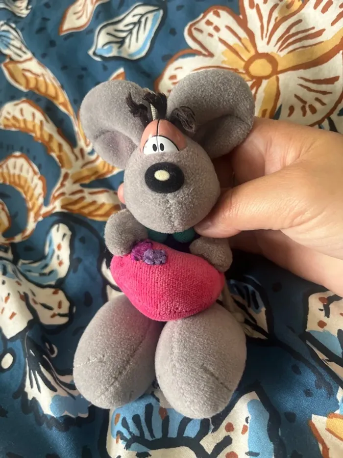 Petite peluche diddl cœur - photo numéro 3