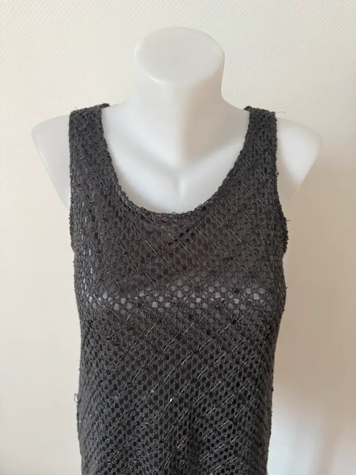 Robe d’été gris en très bon état taille 36-38 molly bracken - photo numéro 3