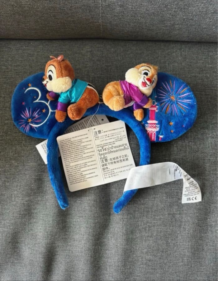 Serre-tête tic et tac Disneyland Paris 30 ans Disney