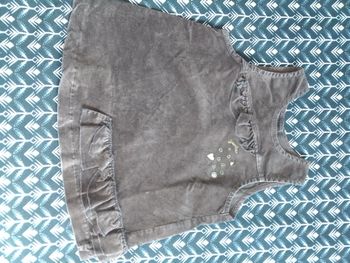 Robe velours marron de absorba 6 mois