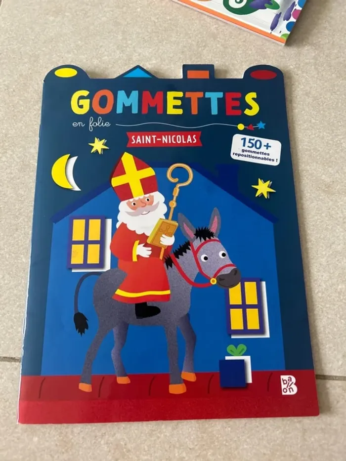 Livre Gommettes en folie Saint Nicolas